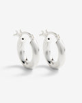 Tiny – Hoop Earrings – Silver Tiny – Hoop Earrings – Silver