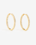 Lillian Biggie Pavé - Creolen - 18kt vergoldet Lillian Biggie Pavé - Creolen - 18kt vergoldet