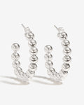 Beth – boucles d'oreilles créoles – argent Beth – boucles d'oreilles créoles – argent