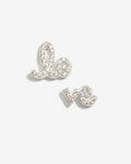 Love – Stud Earrings– Silver Love – Stud Earrings– Silver