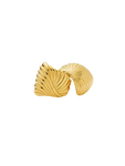 Ripple Stud – Stud Earrings – 18ct Gold-Plated Ripple Stud – Stud Earrings – 18ct Gold-Plated