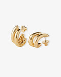Boucles d'oreilles Florence – boucles d'oreilles – plaqué or 18 carats Boucles d'oreilles Florence – boucles d'oreilles – plaqué or 18 carats