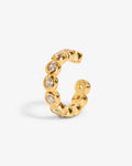 Bezel Cuff – Earcuffs – 18ct Gold–Plated Bezel Cuff – Earcuffs – 18ct Gold–Plated
