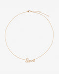 Love – Halsketten – 18kt vergoldet Love – Halsketten – 18kt vergoldet