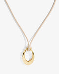 Oval Pebbles Cord Necklace – Halsketten – 18kt vergoldet Oval Pebbles Cord Necklace – Halsketten – 18kt vergoldet