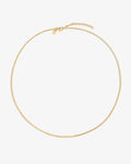 Box chain – Halsketten – 18kt vergoldet Box chain – Halsketten – 18kt vergoldet
