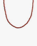 Granat – Halsketten – 18kt vergoldet Granat – Halsketten – 18kt vergoldet