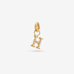 H – Pendentif lettre – plaqué or 18 carats H – Pendentif lettre – plaqué or 18 carats