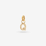 Q - Pendentif Lettre - Plaqué or 18 carats Q - Pendentif Lettre - Plaqué or 18 carats