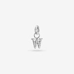 W – Letter Charms – Silver W – Letter Charms – Silver