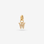 W – Letter Charms – 18ct Gold-plated W – Letter Charms – 18ct Gold-plated