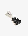 Black Nostalgia Bear – Necklace Pendants – 925 Silver–Plated Black Nostalgia Bear – Necklace Pendants – 925 Silver–Plated