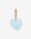 Jelly Heart Baby blue – Kettenanhänger  – 18kt vergoldet Jelly Heart Baby blue – Kettenanhänger  – 18kt vergoldet
