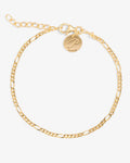 Figaro 5mm – Armbänder – 18kt vergoldet Figaro 5mm – Armbänder – 18kt vergoldet
