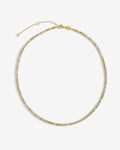 Tennis Choker Summer Rainbow – Halsketten – 18kt vergoldet Tennis Choker Summer Rainbow – Halsketten – 18kt vergoldet