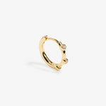 Celeste Hoop Medi  – Single-Earring – 18kt Gold-Plated