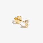 Celeste Stud Maxi  – Single-Earring – 18ct Gold-Plated