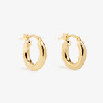 Tiny - Hoop Earrings - 18ct Gold–Plated