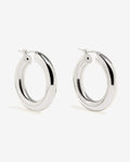 Medium – Hoop Earrings – Silver