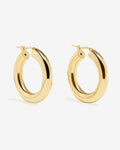 Medium – Hoop Earrings – 18ct Gold–Plated