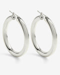 Biggie - Hoop Earrings - Silver