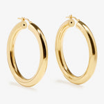 Biggie - Hoop Earrings - 18ct Gold–Plated