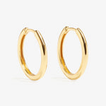 Lillian Small – Creoles – 18ct Gold–Plated