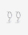 Lucy - Perlenohrringe - Silber