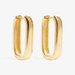 Chloe - Hoop Earrings - 18ct Gold–Plated