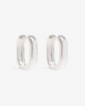 Chloé Mini - Boucles d'Oreilles Créoles - Argent