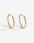 Lillian Biggie - Hoop Earrings - 18ct Gold–Plated