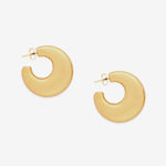 Boucles d'oreilles Lune Vintage Gold – créoles – plaqué or