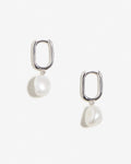 Dara – Hoop Earrings – Silver