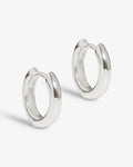 Lillian Micro – Hoop Earrings – Rhodium-plated