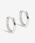 Lillian Tiny – Hoop Earrings – Rhodium-plated