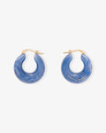 Circlet Earring ocean blue – Hoop Earrings – Gold-Plated