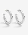 Ophelia Medium – Hoop Earrings – Silver