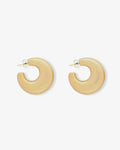 Moon Earrings Gold – Hoop Earrings – Gold-Plated
