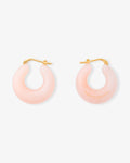 Circlet Earring Peach Sorbet - Hoop Earrings - Gold-Plated