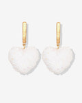 Jelly Heart Cloud - Hoop Earrings - 18ct Gold-Plated