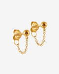 Michelle – Stud Earrings – 18kt Gold-plated