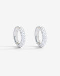 Disco Hoops Maxi  – Ohrringe – Silber