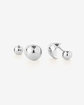 Aurora Studs – boucles d'oreilles clous – argent