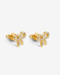 Bow Studs – Ohrstecker – 18kt vergoldet