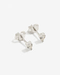 Cubic Zirconia Studs – Stud Earrings – Silver