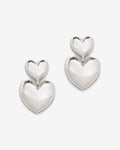 Kaya Love Drop Stud – Stud Earrings – Silver