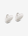 Kaya Heartful Love Stud – Stud Earrings – Silver