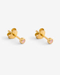 Crystal Studs Pink - Ohrstecker - 18kt vergoldet
