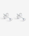Crystal Studs - Ohrstecker - Silber