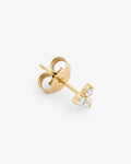 Trinity - Single-Stud Earrings - 14ct Gold-Plated